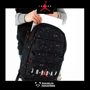 jordan splatter stars backpack